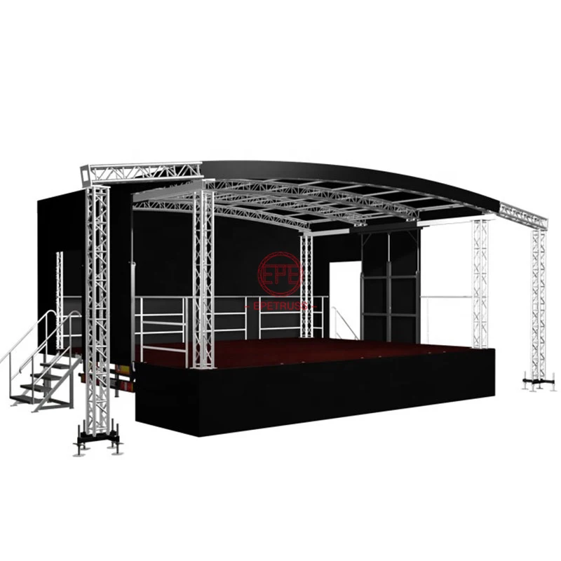 Aluminum Roof Truss Facility Stage Equipment System for Lighting Speaker Rigging