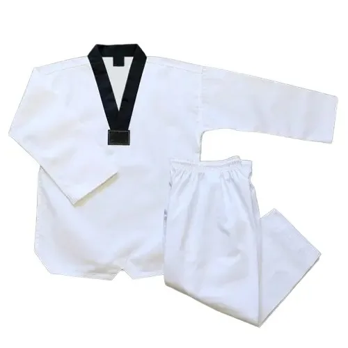 Высококачественный материал одежда для боевых искусств тхэквондо dobro wtf белая дышащая униформа под заказ