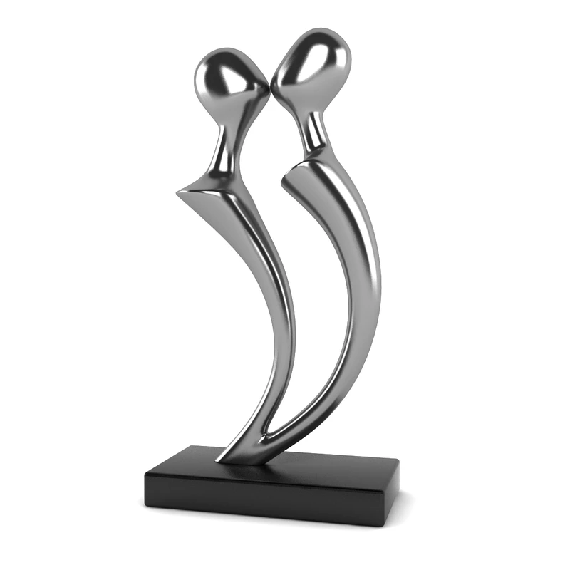 Handcrafted Aluminum Sculpture Exclusive Design Custom Size Aluminum Figurine Sculpture For Office and Home Best For Gifts