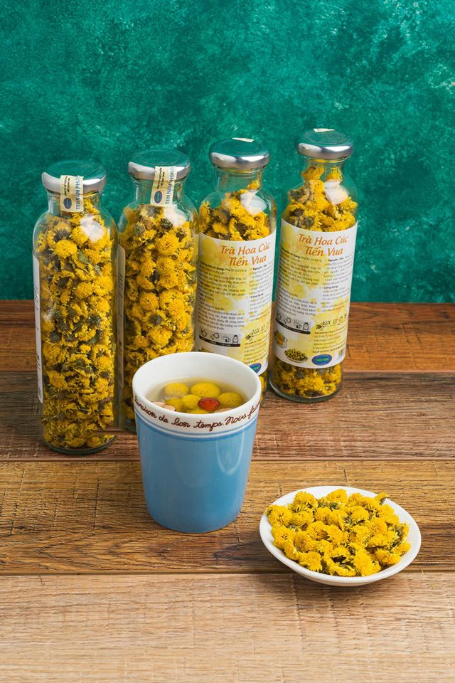 Vietnam suppliers herbal flowers loose dried chamomile flowers tea for sleep with high quality