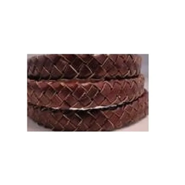 High Quality Cowhide Ropes Oval Braided Leather Cords Fashion Accessories At Wholesale Price From Indian Manufacturer