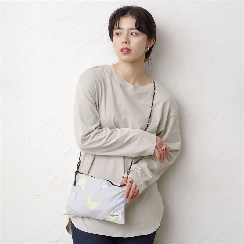 peach drop bird rain poncho