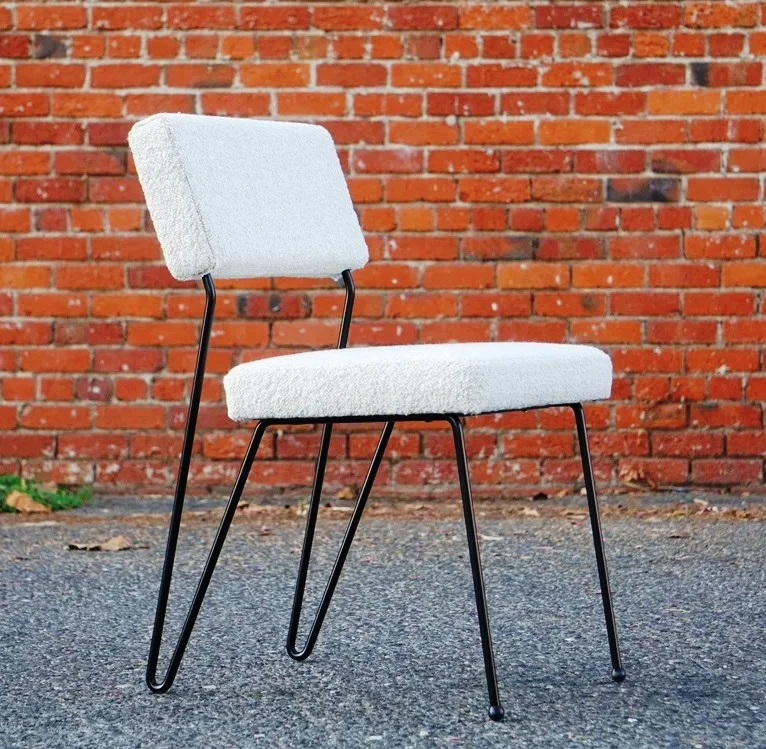 Wholesale High Quality Modern Metal Chair Furniture Antique Living Room Office Hotel Restaurant Black Metal Dining Derma Chair