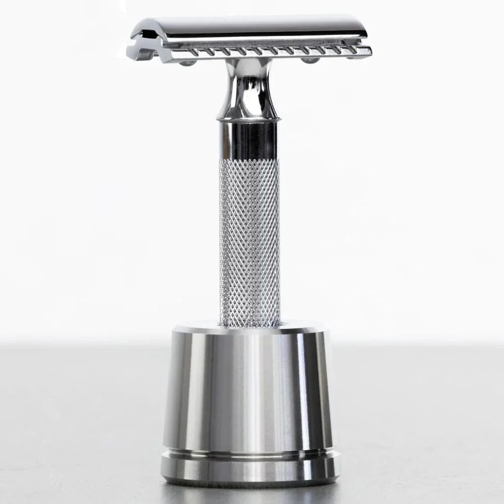 Hot Selling High Quality Safety Razor With Stand Multi Functional Rust Free OEM Safety Razor Under Shave Razor With Stand