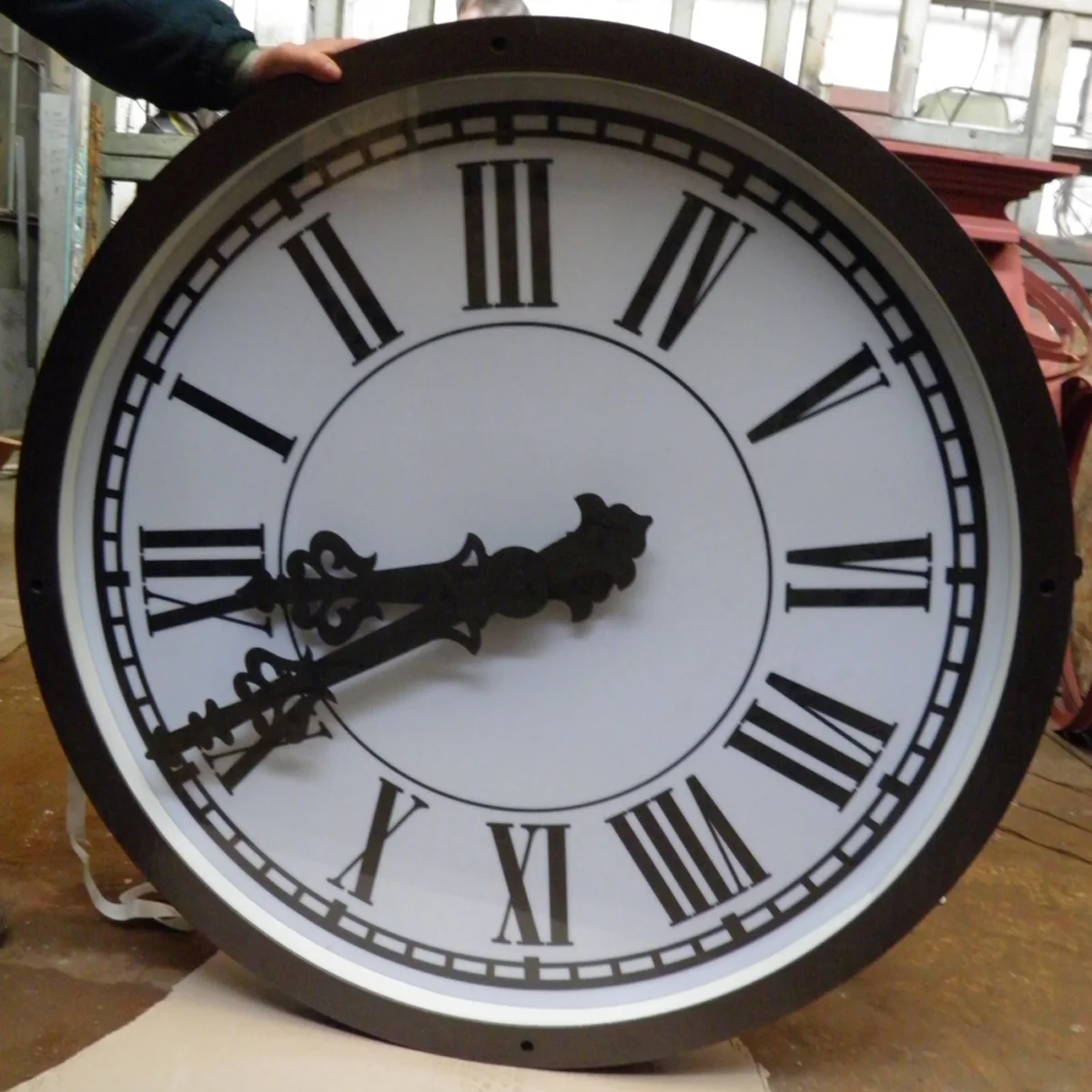 Premium quality Street clock D900 mm Scale capacity 12 hours worldwide shipping