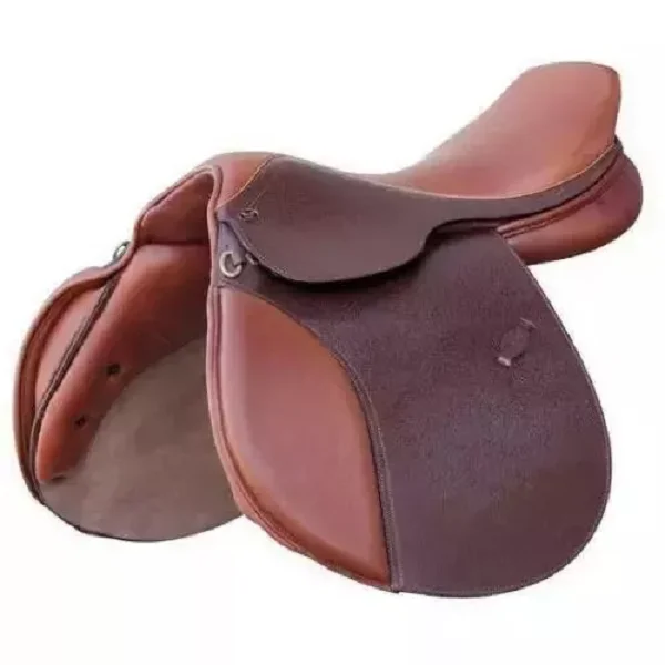 High-Quality Leather Jumping Saddle  Close Contact Design for Precision Riding  Jumping Saddle  Comfortable & Durable