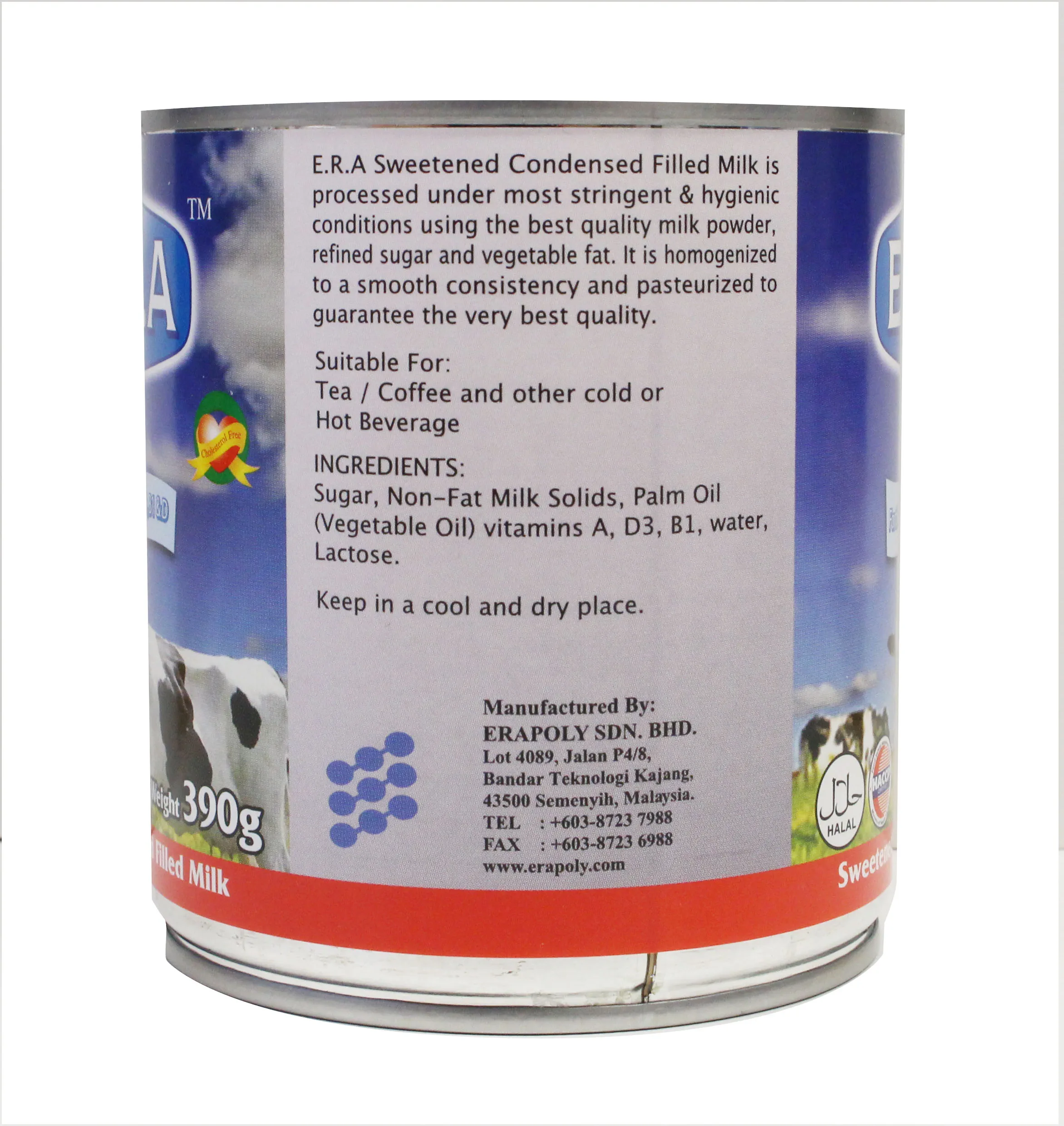 Hot Sales Sweetened Milk Rich In Different Ingredients Cheapest Price Milky Homogeneous 390g Box Packaging Sweetened Milk