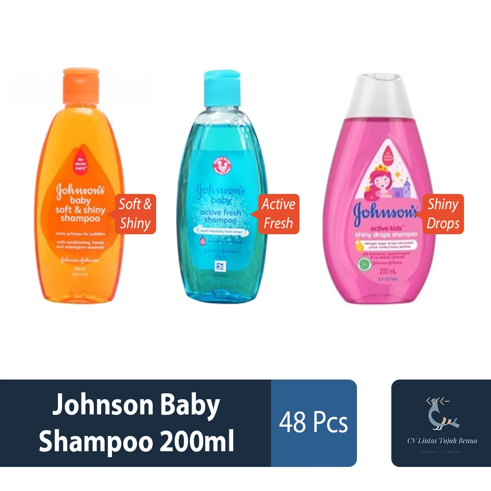 Johnson Baby Shampoo 200ml Shiny Drops Variant Soft Gentle Smells Bottle Pack From Best Brand Baby Shampoo
