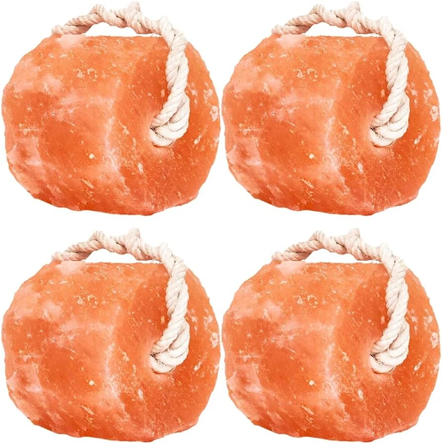 Himalayan Salt Lick Natural Minerals Block on Rope for Horses Customized Packing Instruction For Use Licking Animals Salt