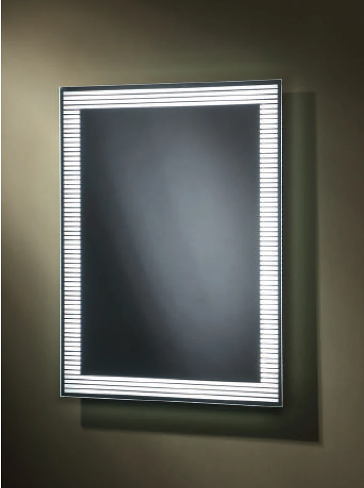 Custom Design Wall Mounted Modern Smart Rectangle LED Mirror