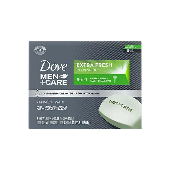Experience Fresh Skin with Dove Men Care Body Face Bar Soap Offered in Bulk Price for Mens Daily Grooming Needs