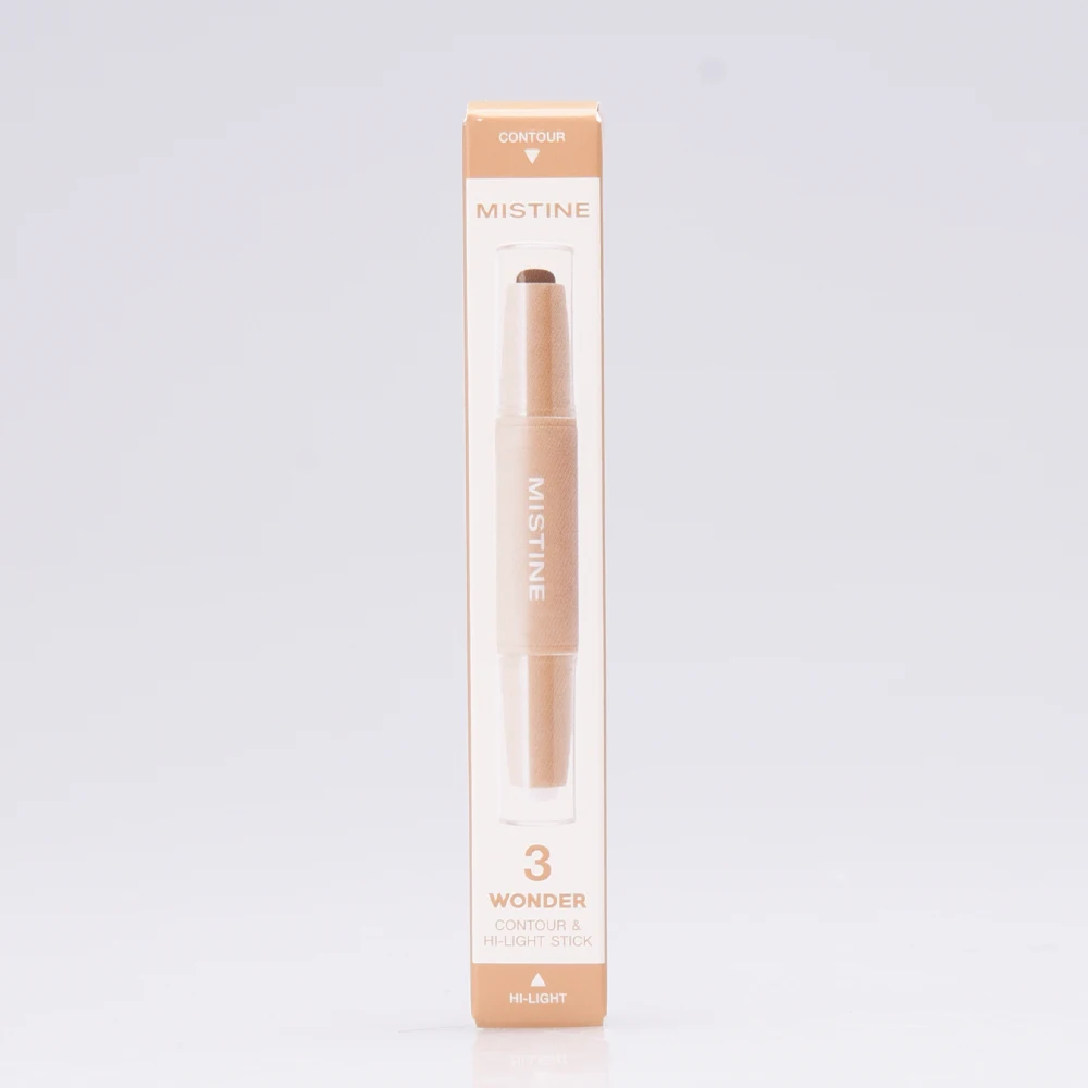 MISTINE 3-WONDER контур и хай-легкая палочка для лица каждый тон кожи естественный вид двухсторонний дизайн тайская косметика продукт