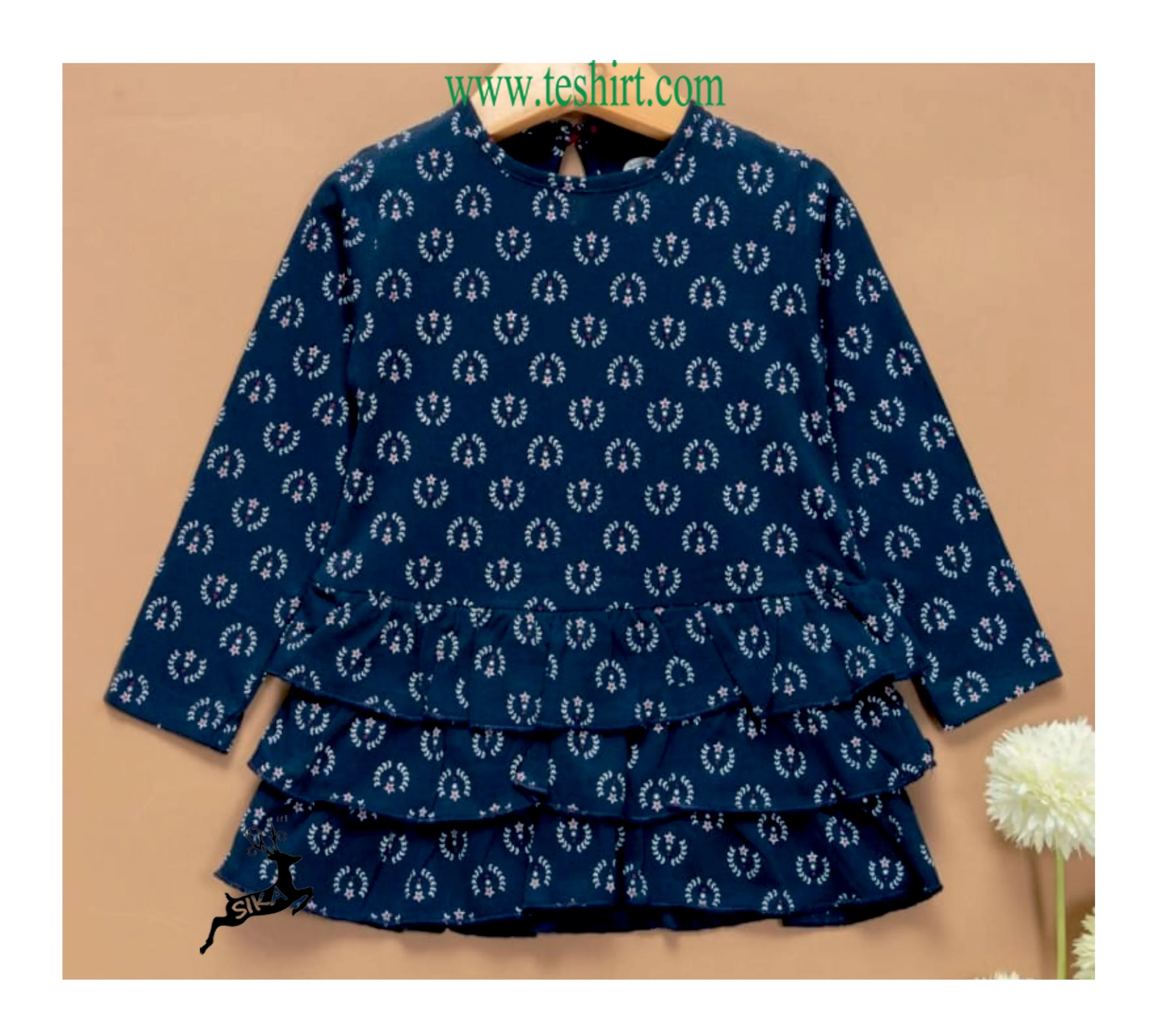 2024 girls frock Organic Navy.jpg
