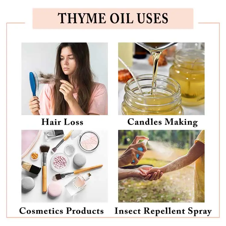 Organic 100% Pure Skin And Hair Caring Thyme Essential Oil For Face At Wholesale At Bulk Price | Thyme Essential Oil VedaOils