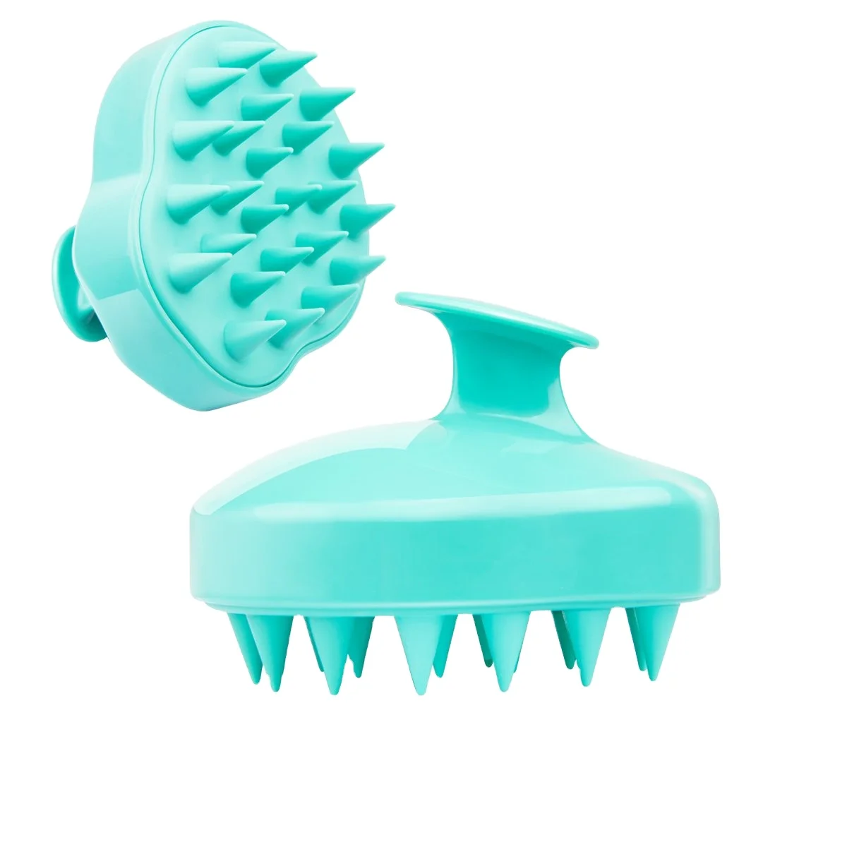 Wet Dry Hair Massager Silicone Scalp Massager Shampoo Brush Scalp Scrubber with Soft Bristles for Hair Growth