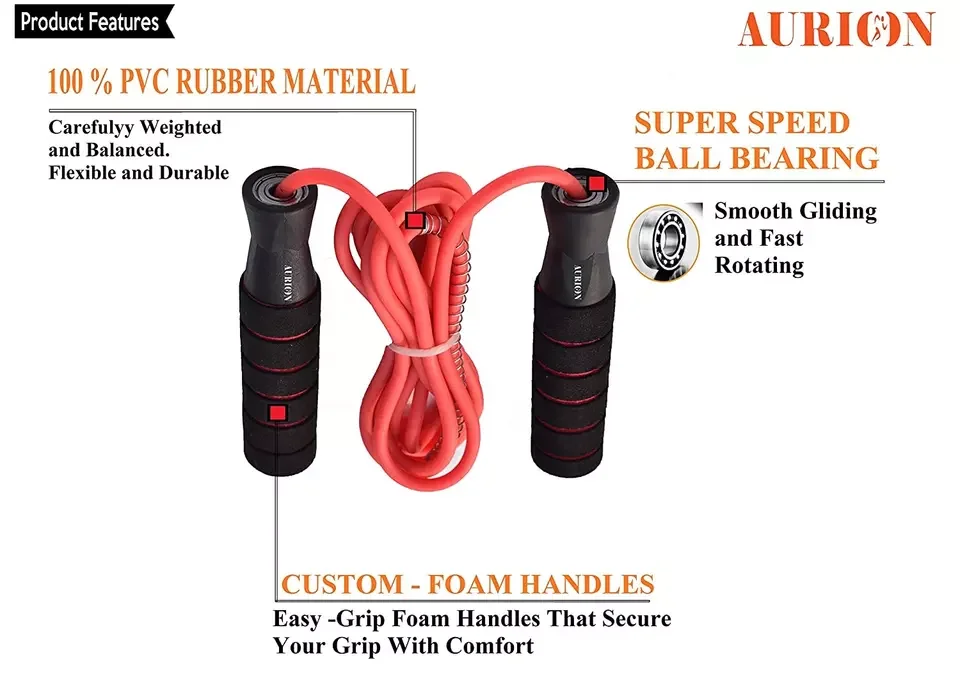 Manufacture Top quality Customized Promotional  speed Jump Rope aerobic Gym Fitness cardio Unisex Cheap Jumping Skipping Ropes