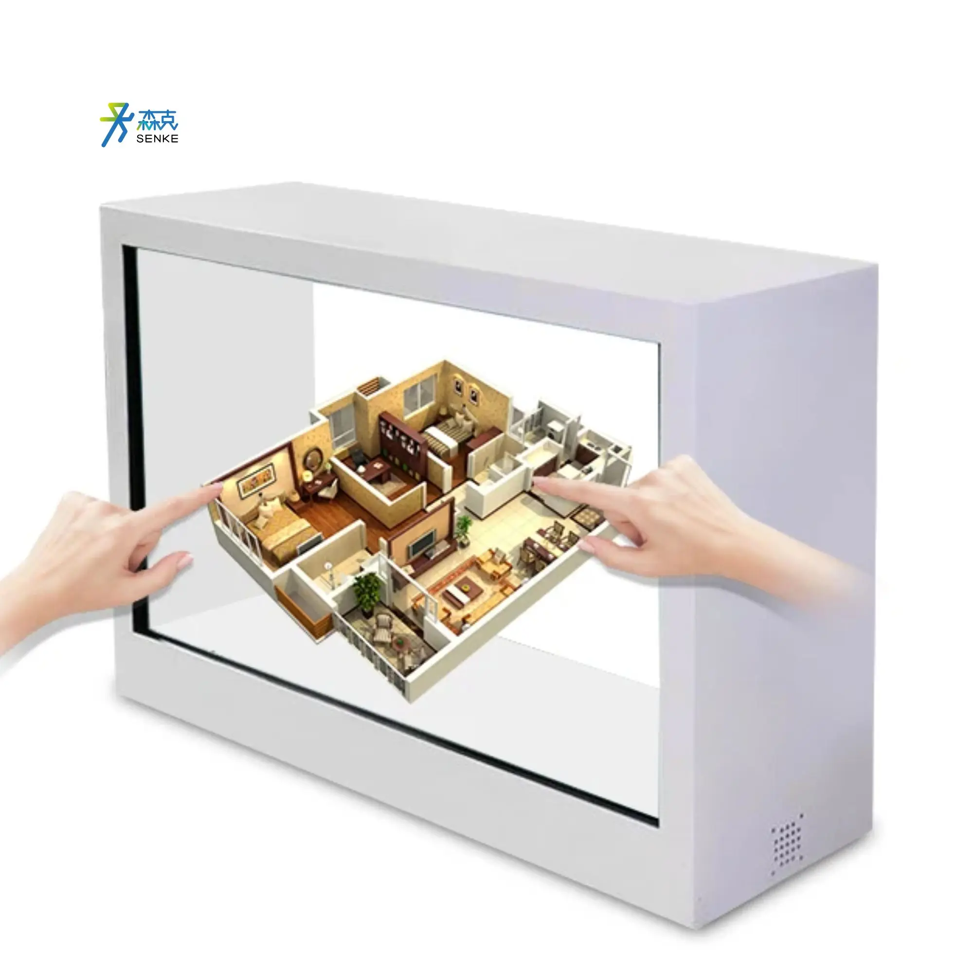 SenKe Transparent Lcd Display 86 Inches Crystal Clear Transparent Lcd Display Transparent Lcd Display Box