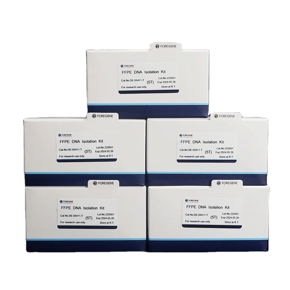 Free sample 5T FFPE DNA Isolation Kit lab reagent for medical and hospital lab use DNA Purification Kit