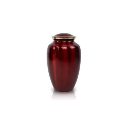 Top Quality Funeral Supplies Factory Price Casket Metal Funeral Urn Cremation Human Pet Ashes Itinerary for Export