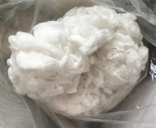 White cotton waste shoddy fiber textile waste suitable for stuffed filling material pillow jacket sofa insulation felt _ Ms. Min