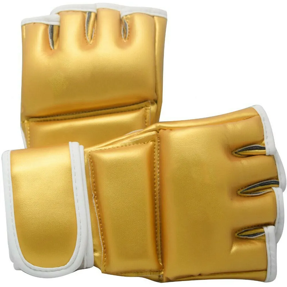 High Quality Yellow MMA & Boxing Gloves 8oz to 16oz Made of PU Leather for Training Kickboxing & Sparring 14oz Size Available