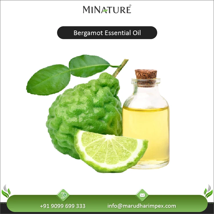 Top Quality Hot Sale 100% Pure and Natural Private Label Bulk Selling Bergamot Essential Oil from India