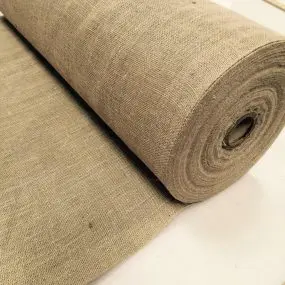 Factory Manufacturer Wholesale Cheap Price 100% Natural Jute Tape Burlap Fabric Hessian Jute Roll from India