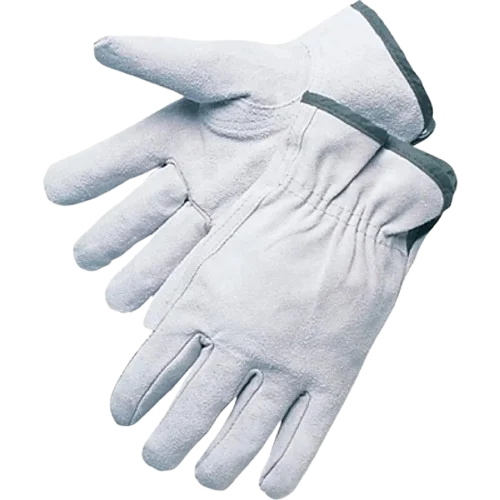 High Quality Cowhide Split Leather Safety Driving Gloves for Drivers and Gardening Hand Protection Soft and Comfortable Gloves