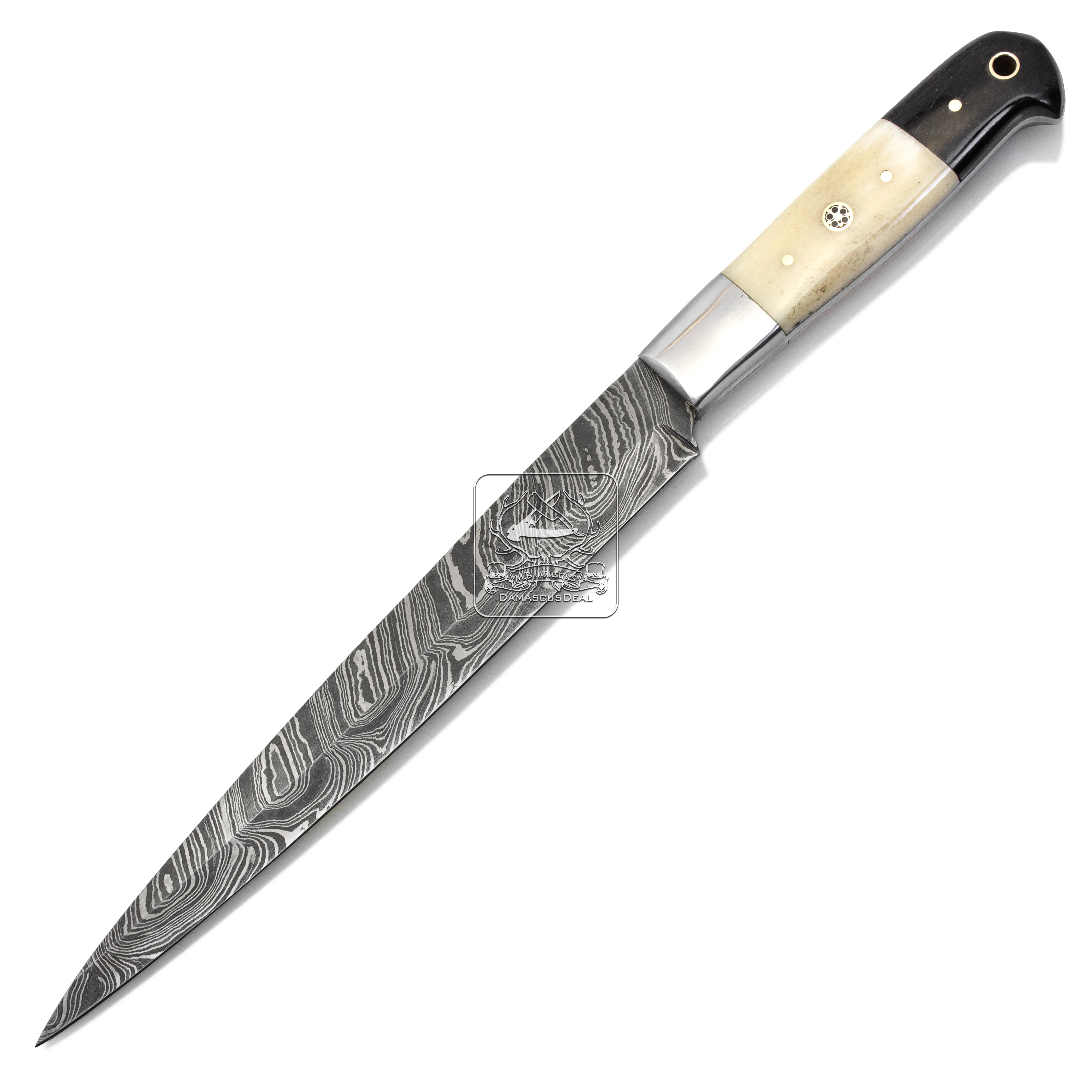 Hot Selling Japanese Style Damascus Steel Kitchen Knife DD-Kitchen-145 Professional Sharp Chef Knife with Camel Bone and Buffal