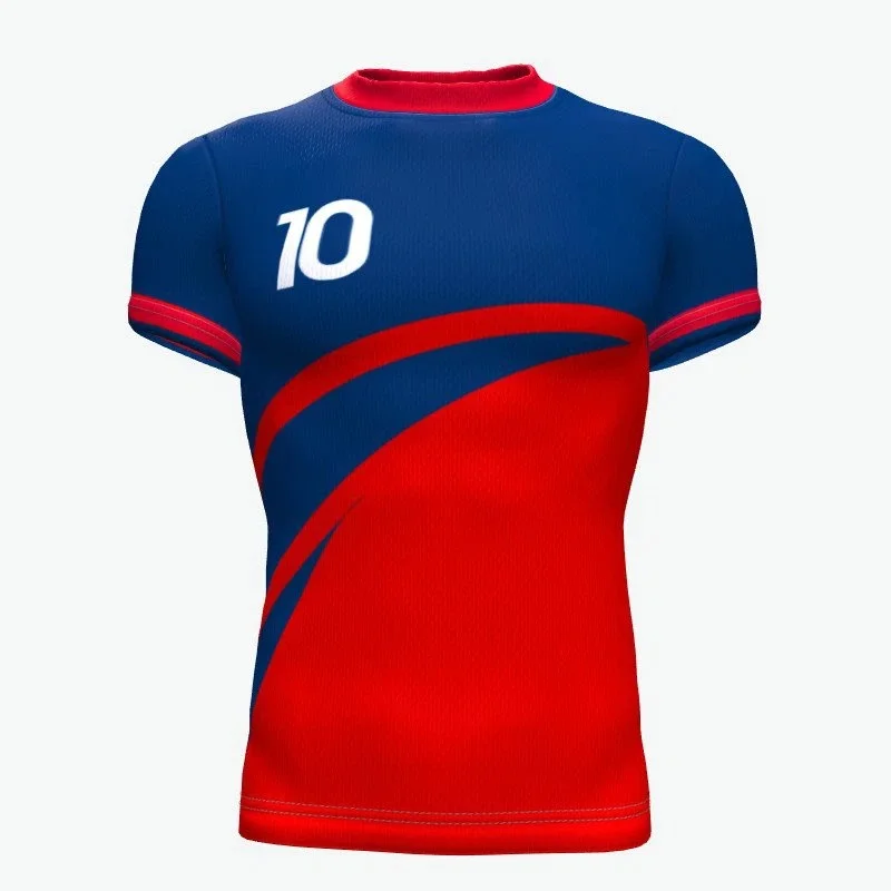 2023-2024 Soccer Jerseys full Team Set Short Sleeve O neck Red and Navy Blue Soccer Jersey best Quality Men Soccer Match Shirts