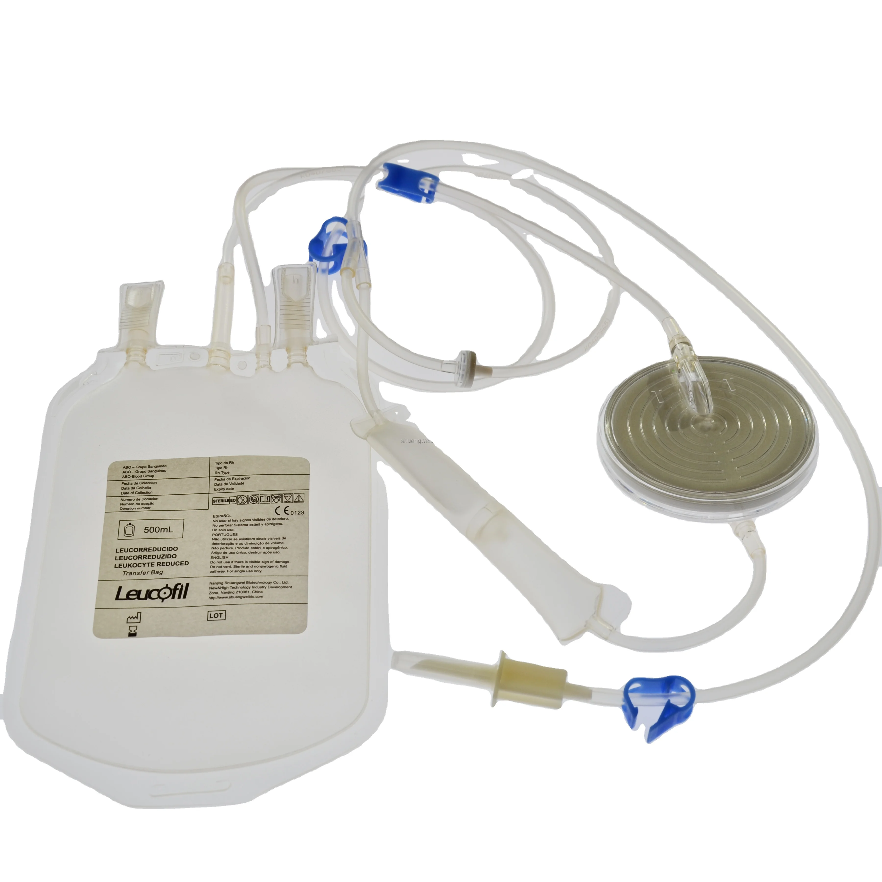 leucofil Brand High Quality Blood Center Use Leukocyte Reduction  Filter for Blood FTS-RC202