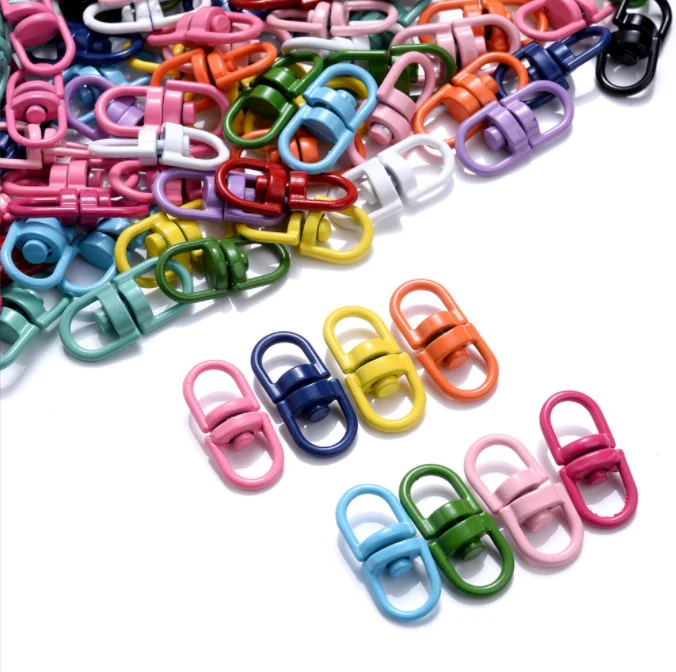 Alloy color paint 8-character connecting buckle jewelry rotary buckle