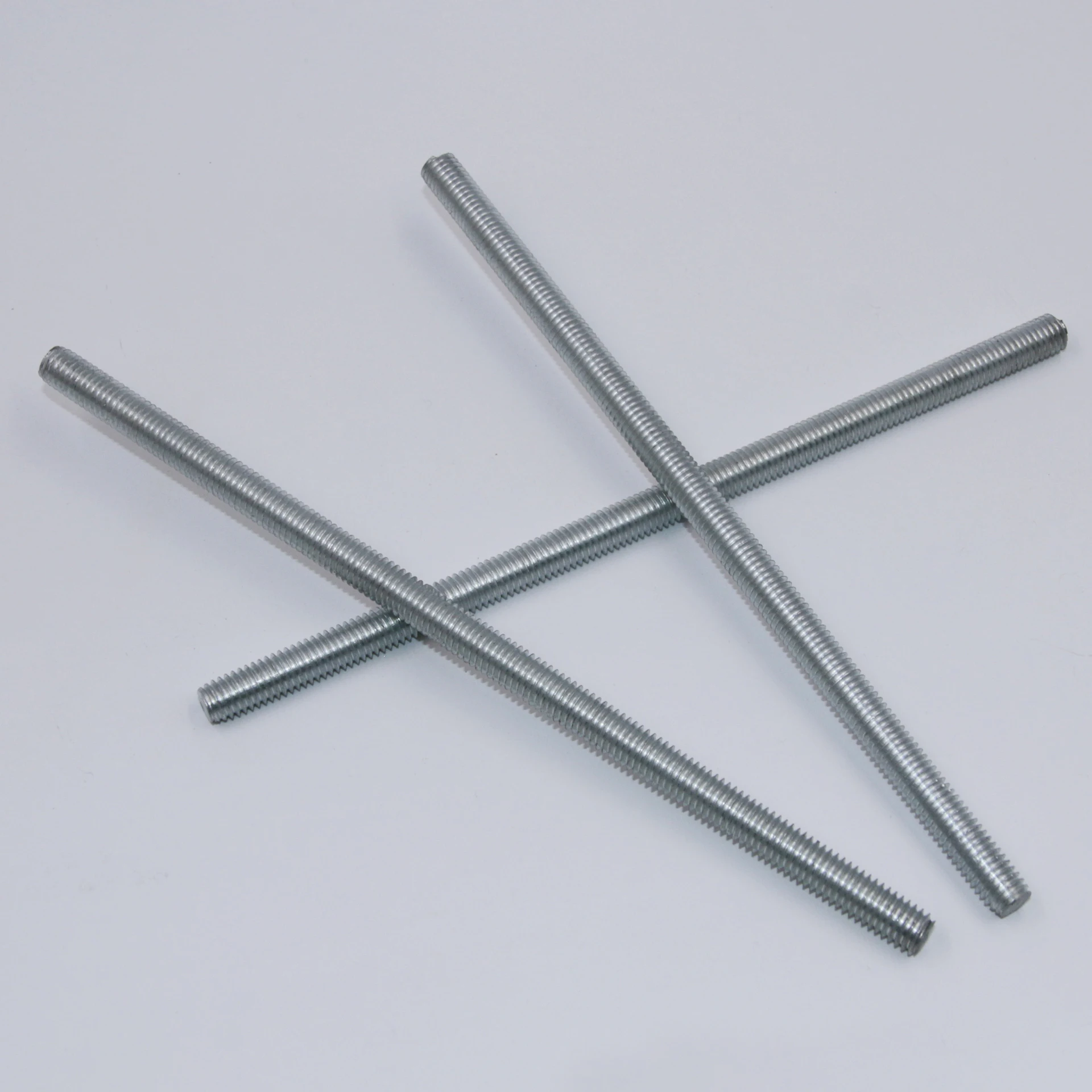 High quality threaded rod 1m 3 galvanized DIN975 OEM custom heavy construction boom full threaded screw