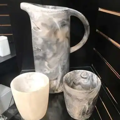 Indian Handmade Resin Jug Drinkware Tableware Home and Kitchen Tools Custom Color Resin Jug Mugs Best Selling Resin Products