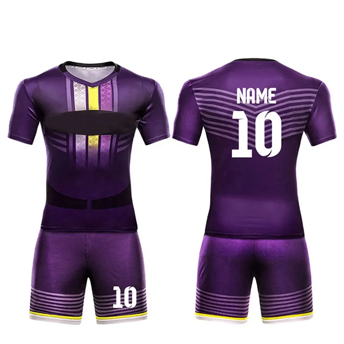 Wholesale Football Jersey Custom Uniform Designs Men Soccer Uniform Comfort Breathable 100% Polyester Quick Dry BY AZNAIB SPORT