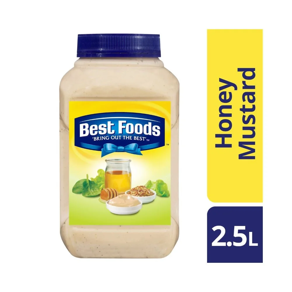 Bring our the Best World Number 1 Mayonnaise Brand Best Foods Honey Mustard Dressing 2.5L