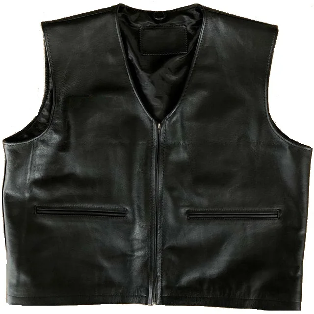 Classic Leather Vest For Men