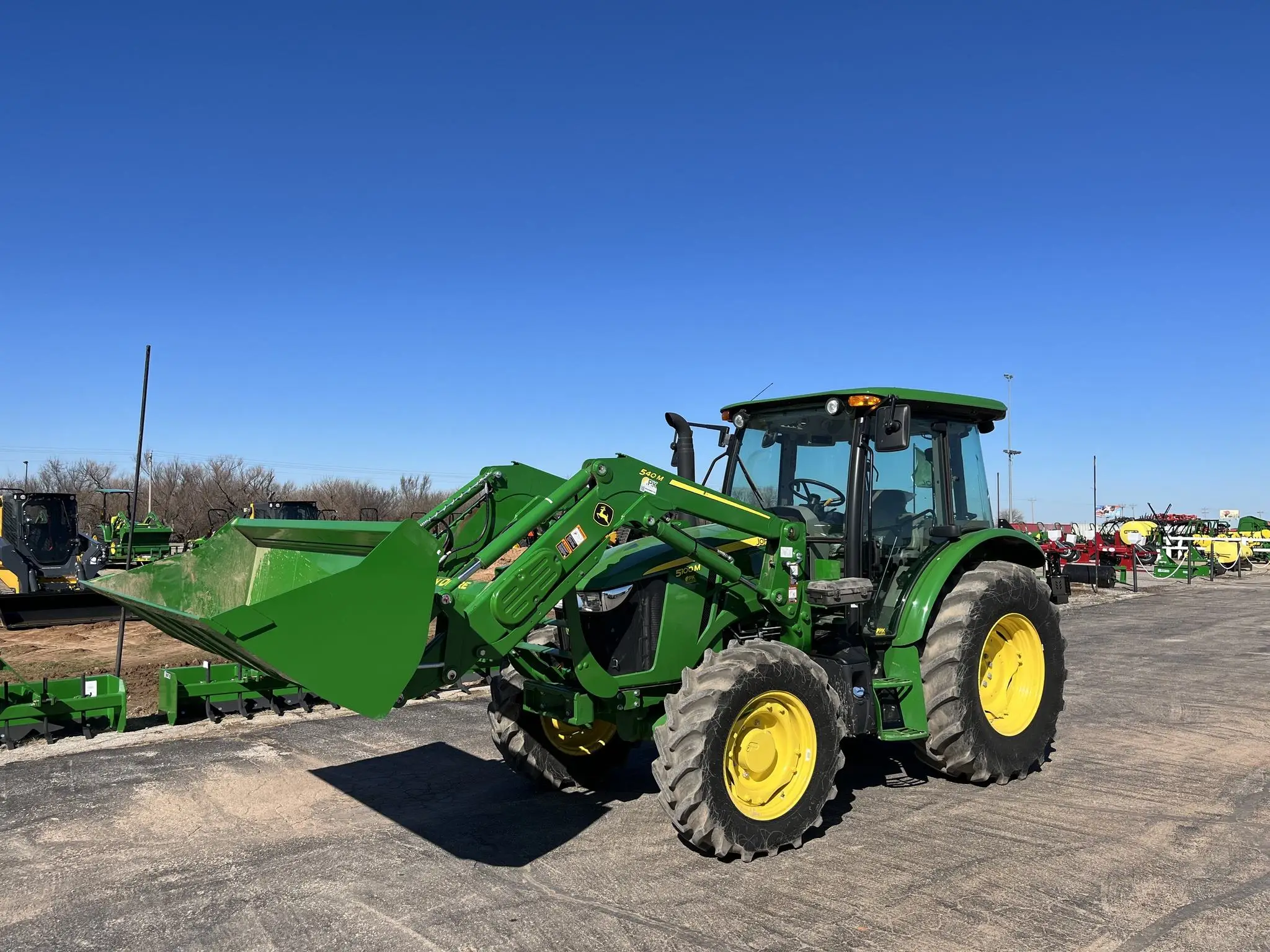 Original Farming Tractor Fairly Used Johnn Deeere 5100M Farm With Front Loader 543R 4x4 Tractor In Stock Now