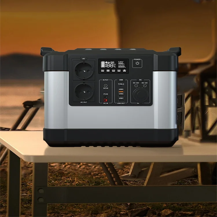 Hot product portable power bank 1000W lifepo4 outdoor solar generator energy system portable charger power station