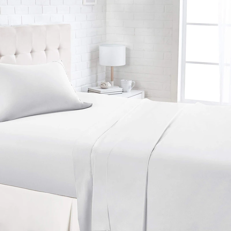 Most Demanding Full Size Hotel Cotton made Linen 100% Cotton Bedding for Hotel Fitted Bed sheets in low price