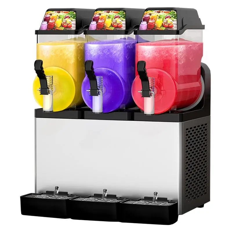 slush ice machine Capacity 12L Single cylinder 12L large capacity Power 570W slushy machine commercial slush