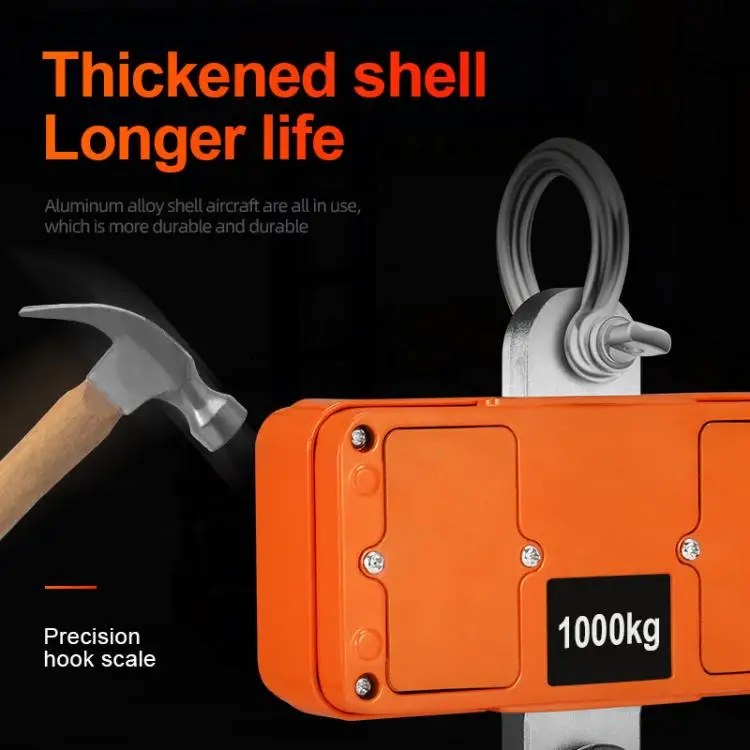 500KG 1000KG High Precision Wireless Aluminum Alloy Crane Portable Electronic Digital Weighing Hanging Scale