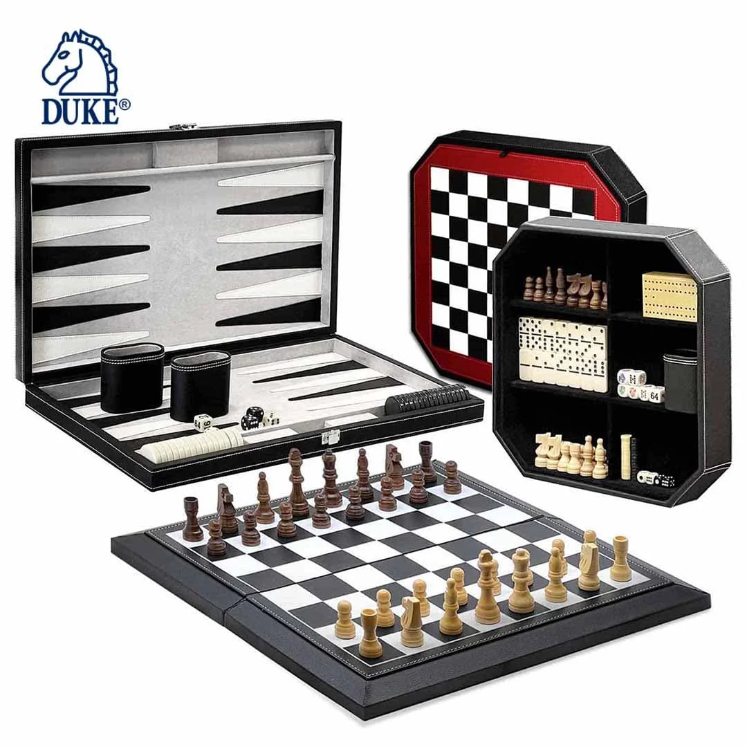 Классический черный шахматный набор и коллекция настольной игры
