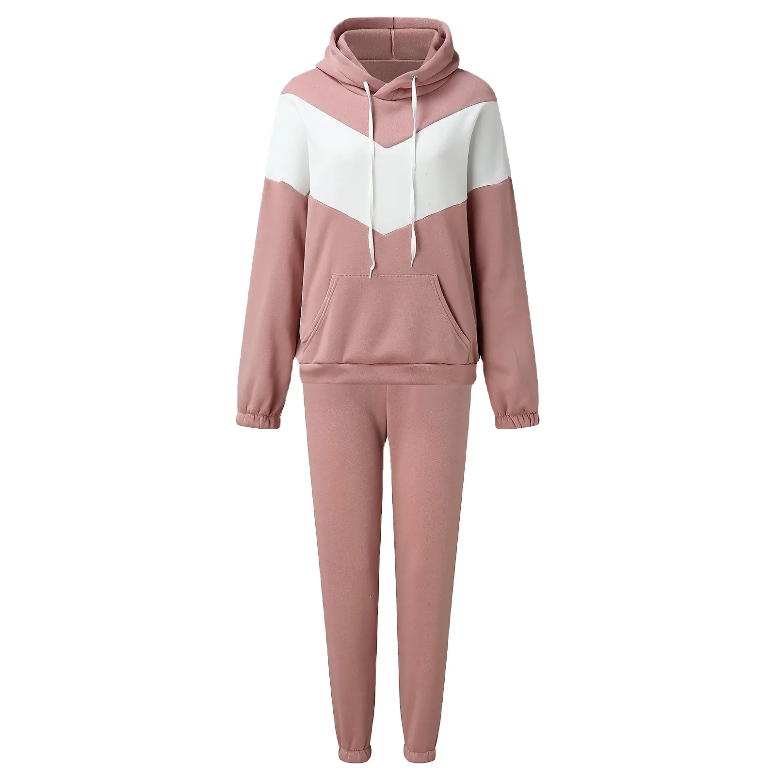 Women Athletic Tracksuit Summer Running Set Zipper Jogging Sportswear For Female Hooded Sweat Suit Casual Loose