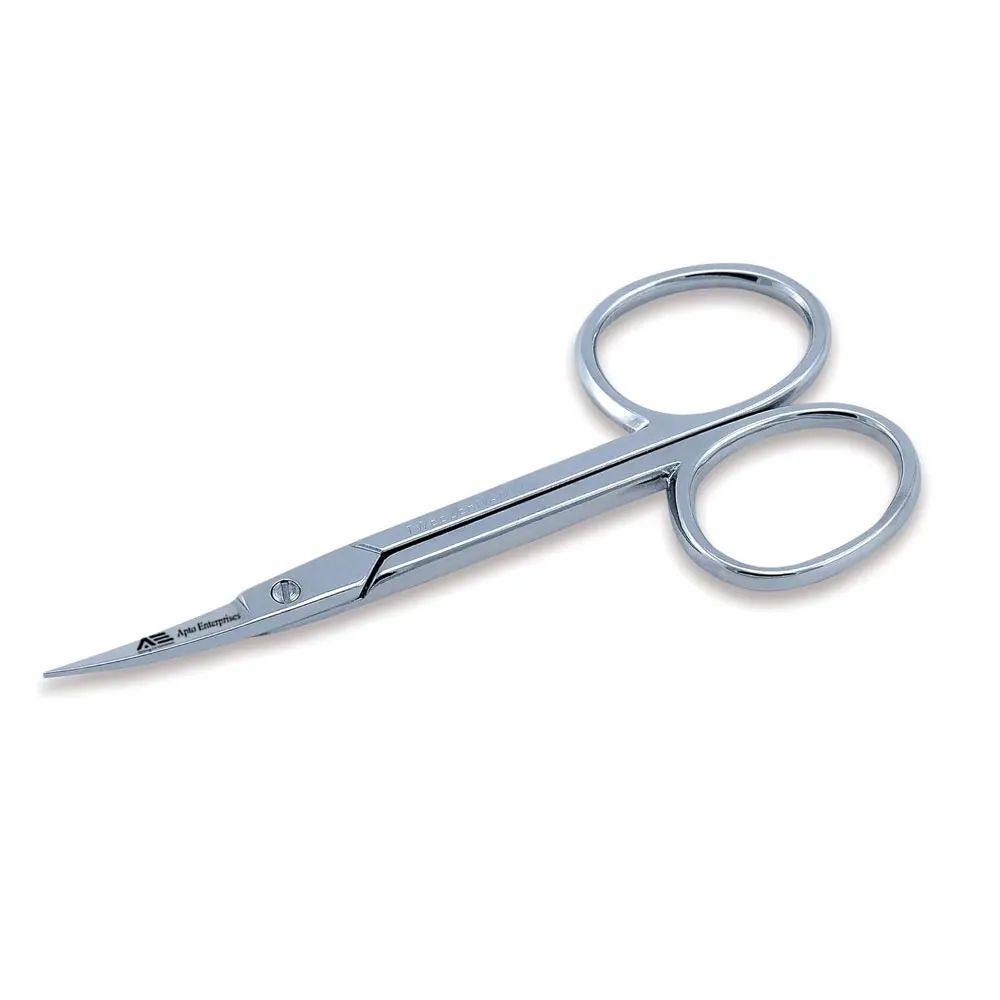 Wholesale Stainless Steel Eyelash Extension Scissors Private Label Makeup Lash Extensions Tools Eyelash Eyebrow Scissors