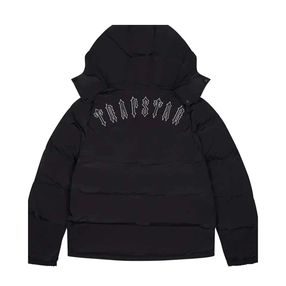 2024 Top Selling Best Quality Trapstar Decoded Hooded Puffer Jacket Wholesale Customize Puffer Jacket