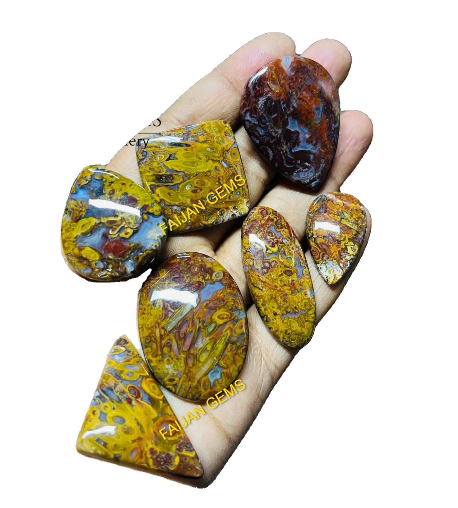 Драгоценный камень из натурального венгерского Агата