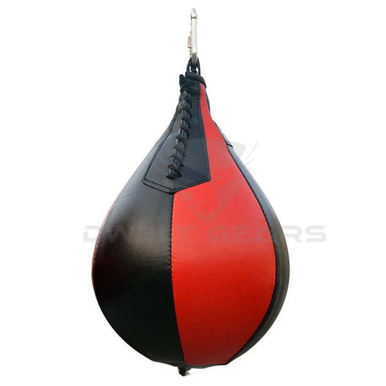 Punching bag free standing leather speed ball / Professional Boxing speed ball Bag hanging OEM