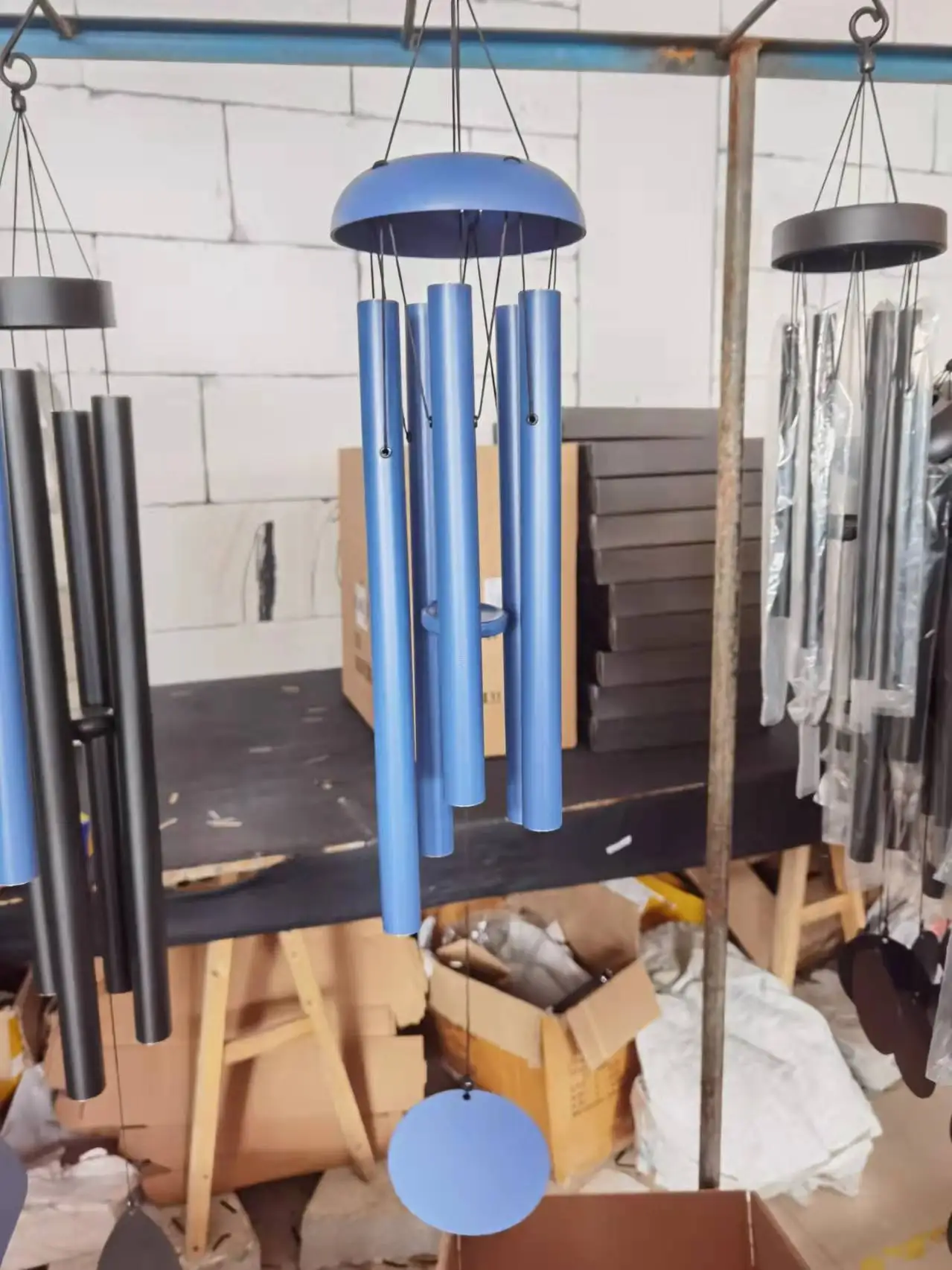 hot selling black wind chimes memorial outdoor  wind chimes in memory of a loved one