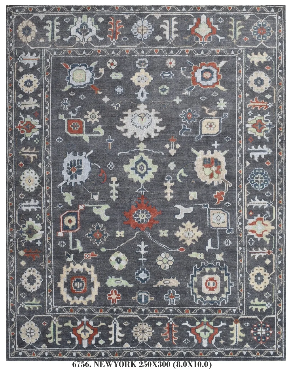 High Quality Hand Knotted Rugs made of Pure Wool Handspun Wool Premium Hand Knotted Wool Carpets Ushak Design